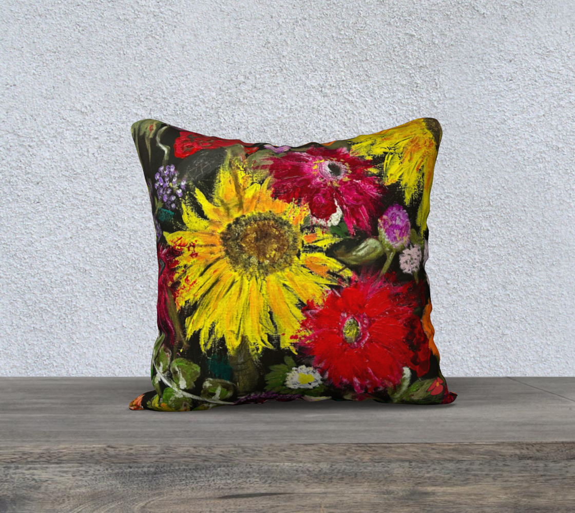 coussin flores