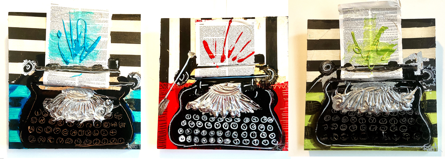 Healing words Triptych - Les mots qui soignent les mots