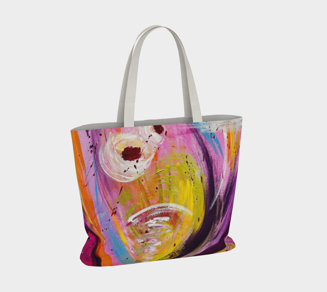 Sac de plage et d'emplettes Tourbillon d'amour