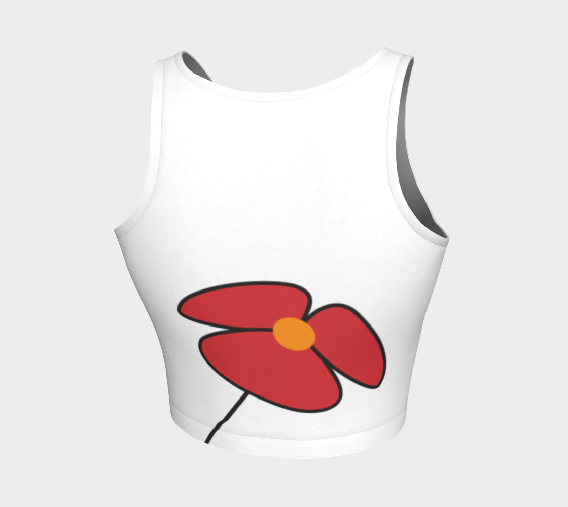 Love my crop top - White