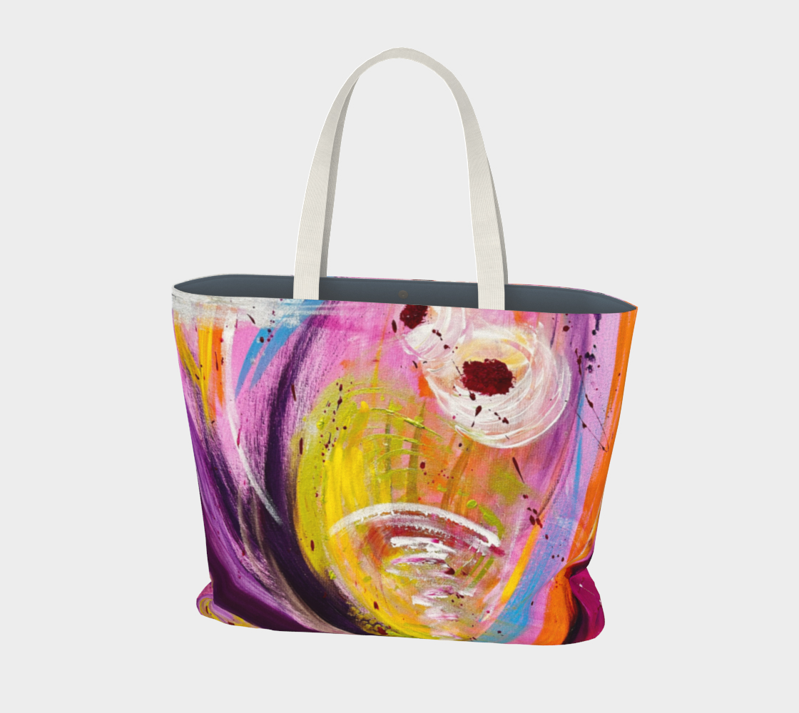 Sac de plage et d'emplettes Tourbillon d'amour