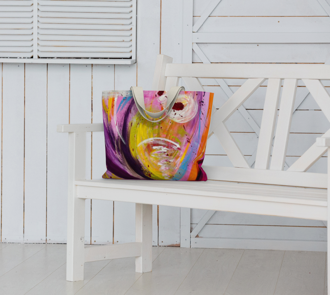 Sac de plage et d'emplettes Tourbillon d'amour