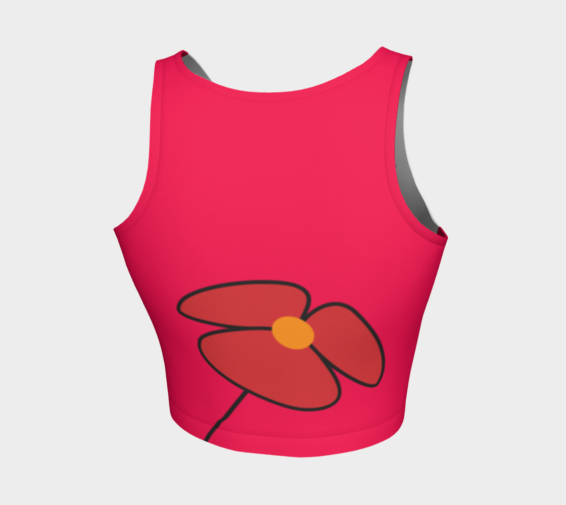 Love my crop top - Dark pink