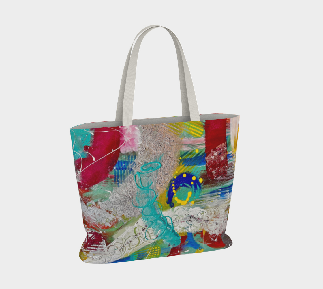 Sac de plage et d'emplettes Née pour briller