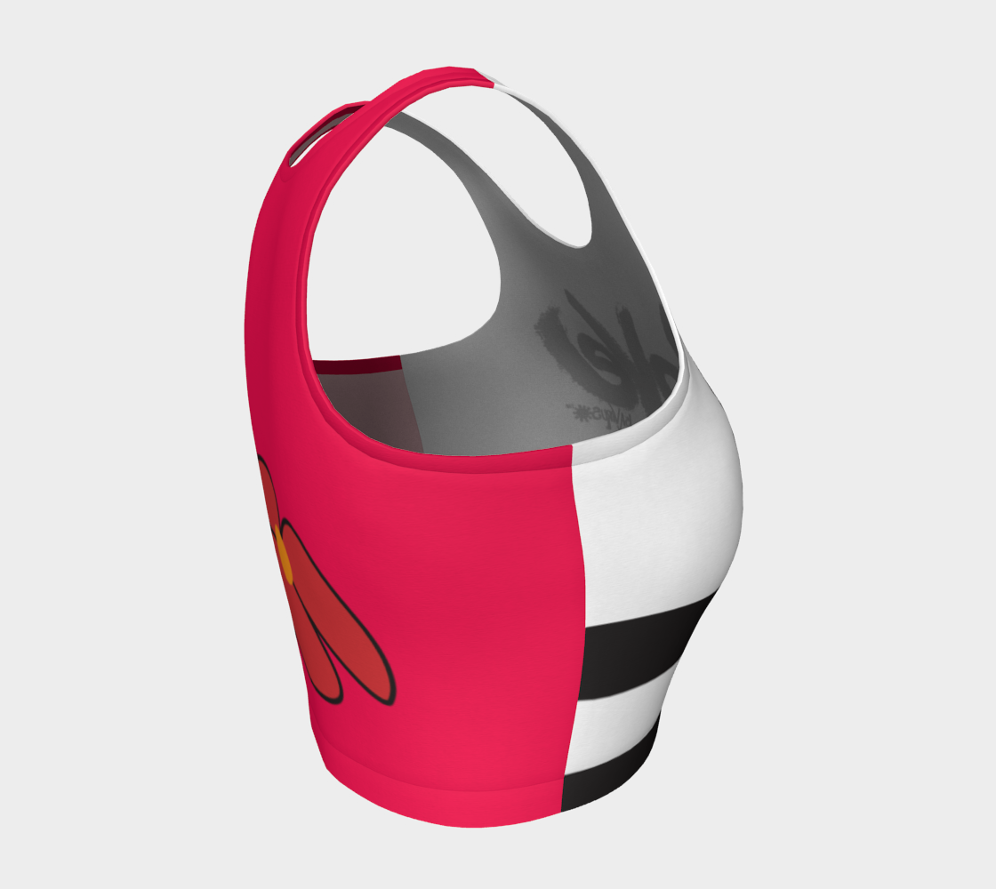 Love my crop top - Dark pink