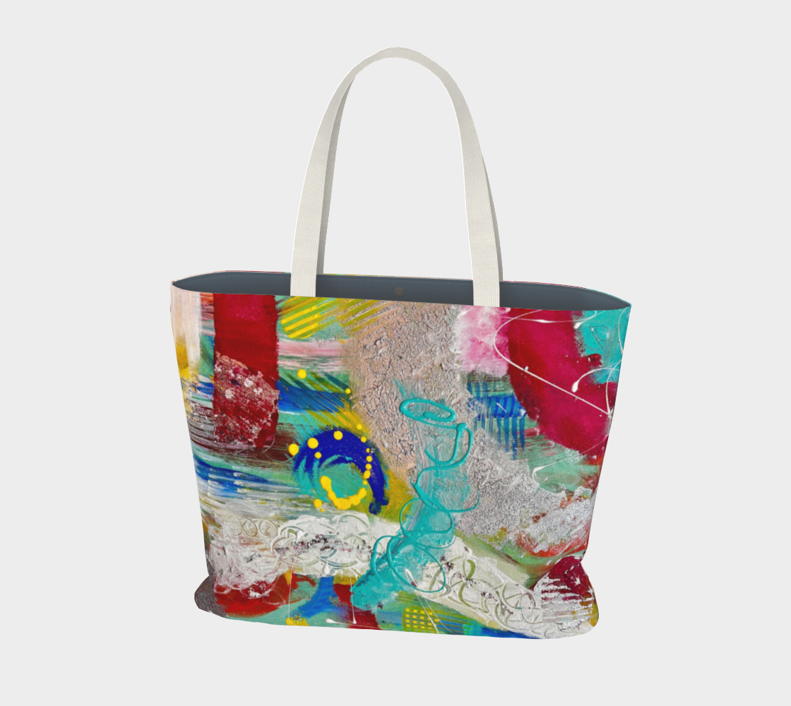 Sac de plage et d'emplettes Née pour briller