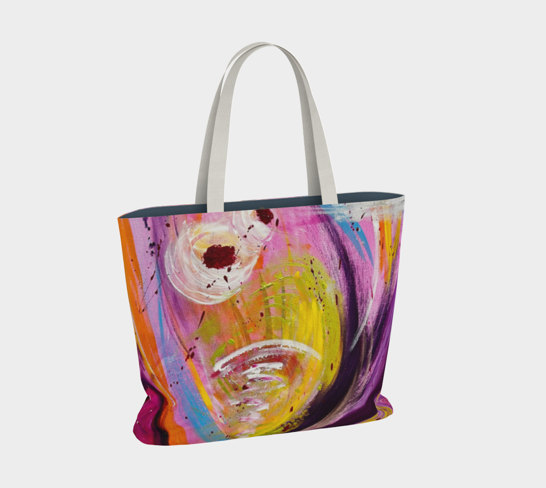 Sac de plage et d'emplettes Tourbillon d'amour