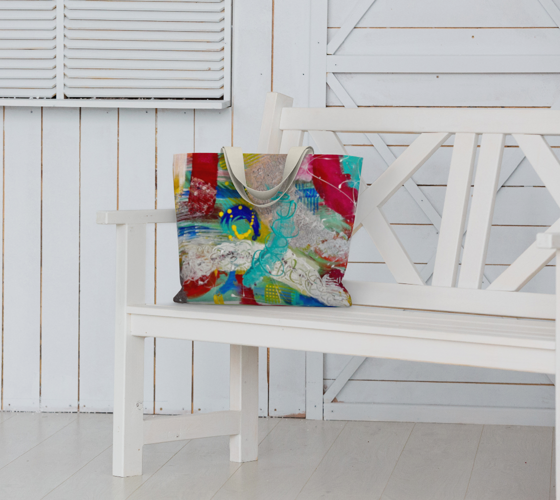 Sac de plage et d'emplettes Née pour briller