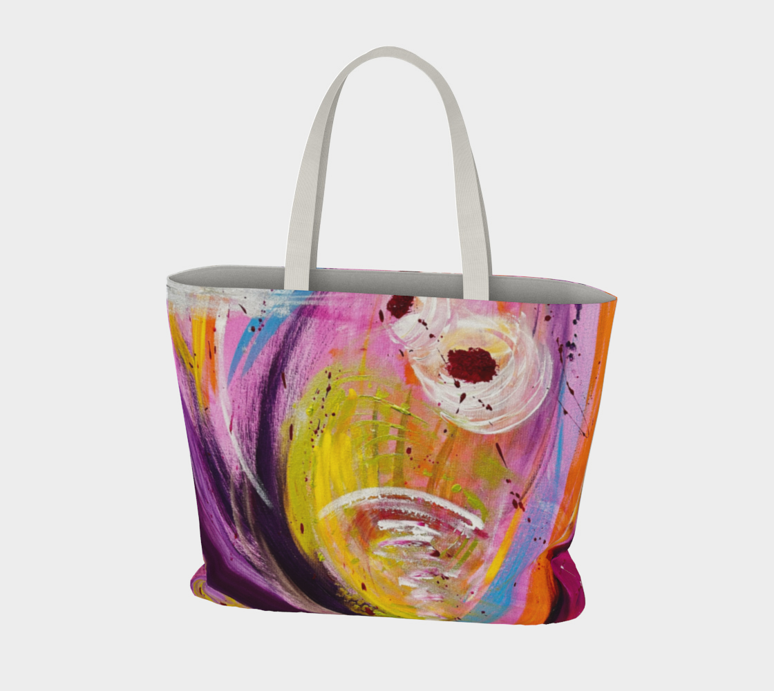 Sac de plage et d'emplettes Tourbillon d'amour
