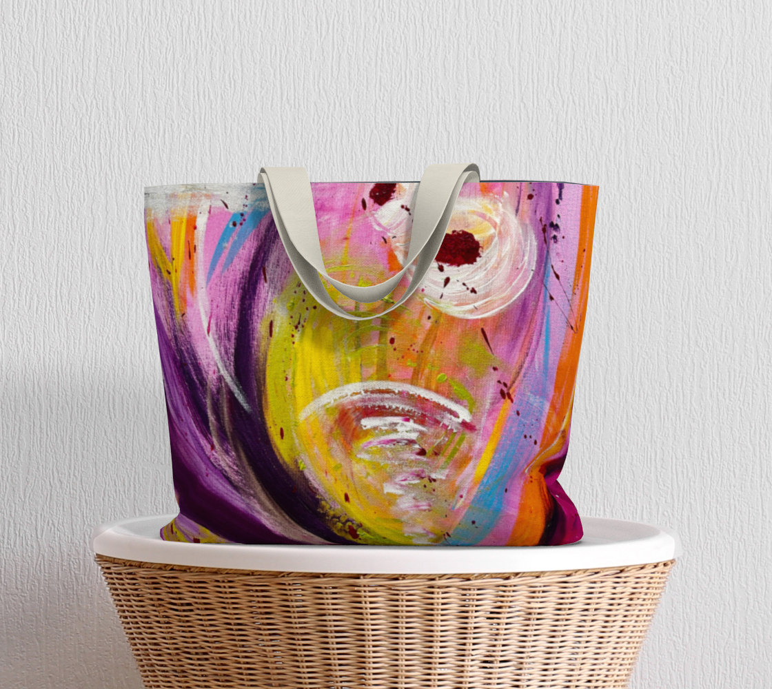 Sac de plage et d'emplettes Tourbillon d'amour