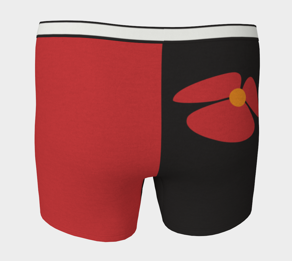 Love his Sexy Boxer - Negro y Rojo