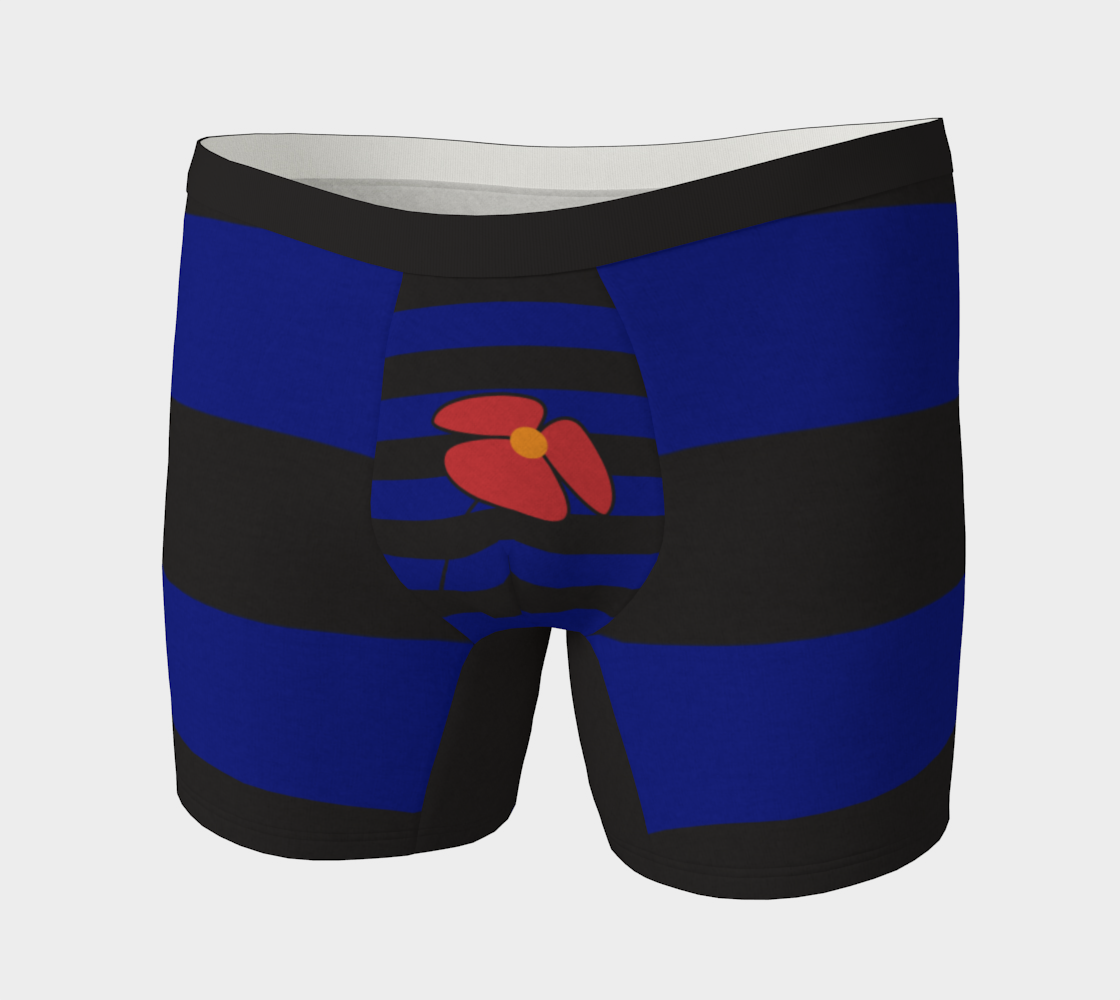 Me encanta su boxeador sexy - Rayas azules I